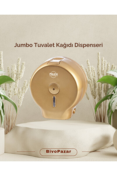 Palex Jumbo Tuvalet Kağıdı Dispenseri Gold