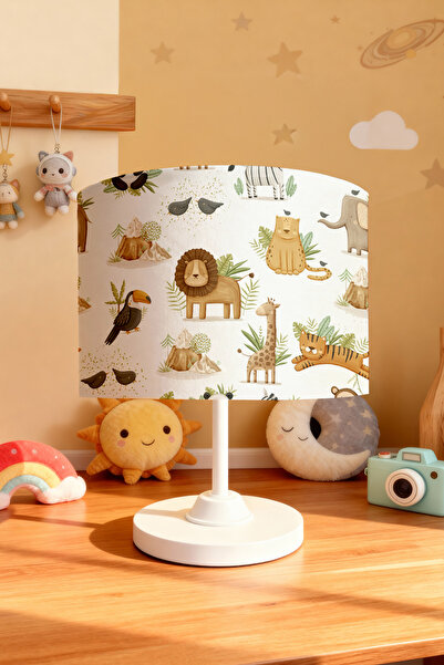 EVPANYA Cheerful Forest Patterned Children's Room Lampshade