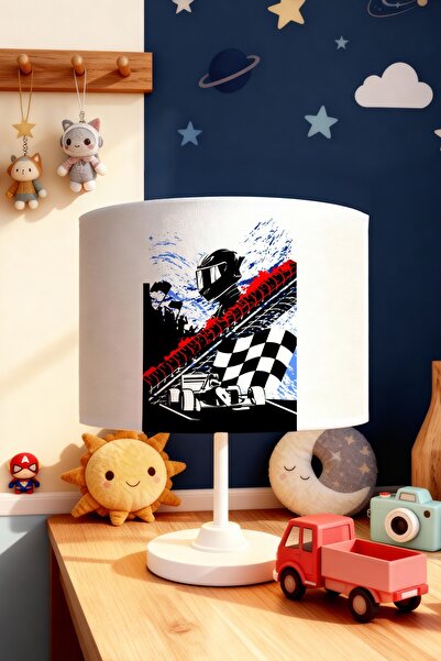 EVPANYA Spirit of the Race Patterned Children's Room Lampshade