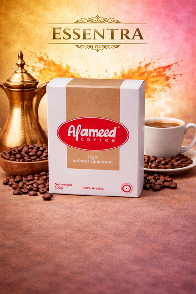 Essentra Home قهوة الأميد الخفيفة المحمصة بدون كاكليوس 200 جرام - قهوة عربية ...