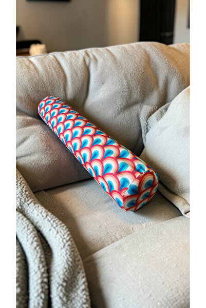 BARERMO Pernă cilindrică de 40 cm, ornament pentru pat, pernă pentru pat, per...