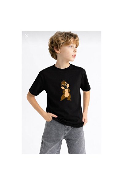 playwear Παιδικό unisex μπλουζάκι με στάμπα σκίουρο, 100% βαμβάκι, με κανονικ...