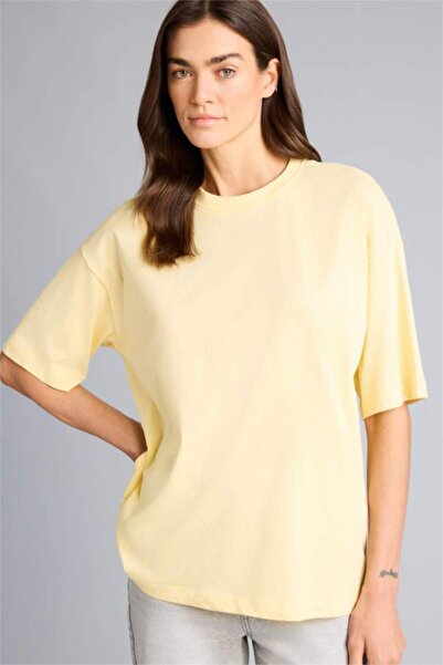 LC Waikiki Oversized Basic Combed Cotton T-Shirt