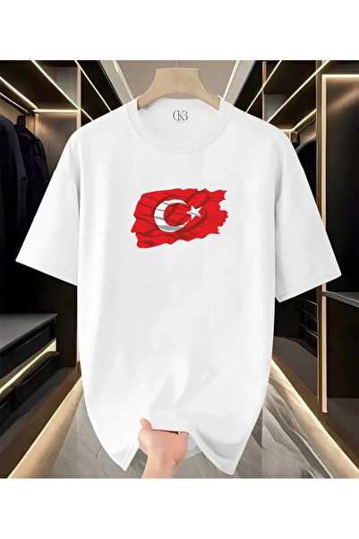 qubo sportswear & company Unisex oversize printed cotton bicycle collar short...