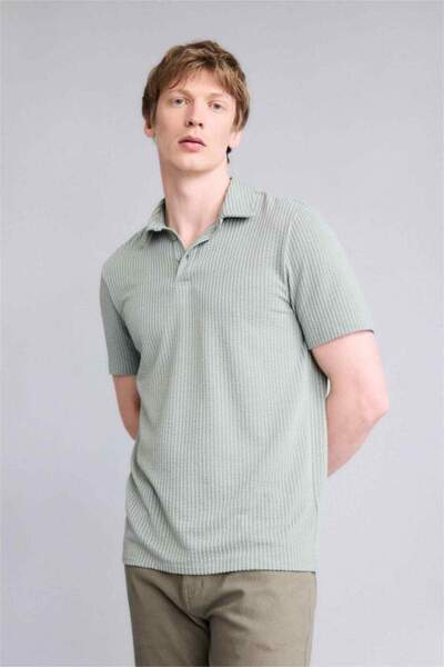 LC Waikiki Κοντομάνικο μπλουζάκι πόλο με στάνταρ γραμμή και λαιμόκοψη πόλο