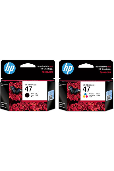 HP DeskJet Ultra Ink Advantage 4828 Yazıcı Uyumlu Orijinal Kartuş 47-6ZD21A S...