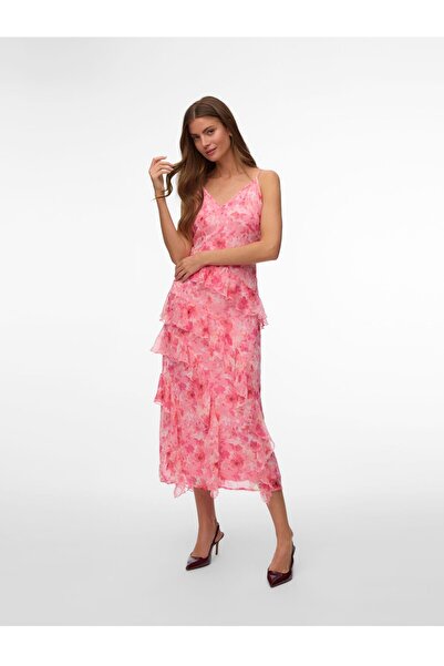 Vero Moda Kleid VMSMILLA Langes Kleid