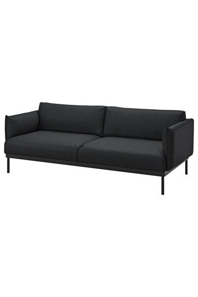 IKEA Siyah Rahat Kanepe - 3'lü kanepe