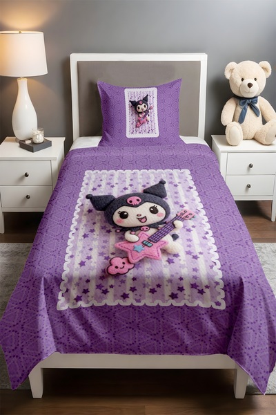EVPANYA Cheerful Concert Patterned Single Baby Child Pique Set