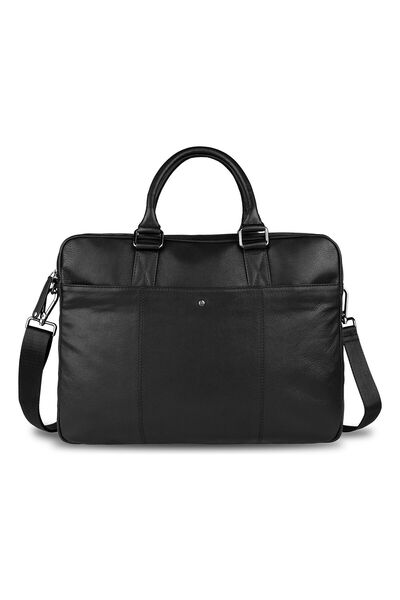BUGATTI Black Magic Aktentasche Leder 40 cm Laptopfach