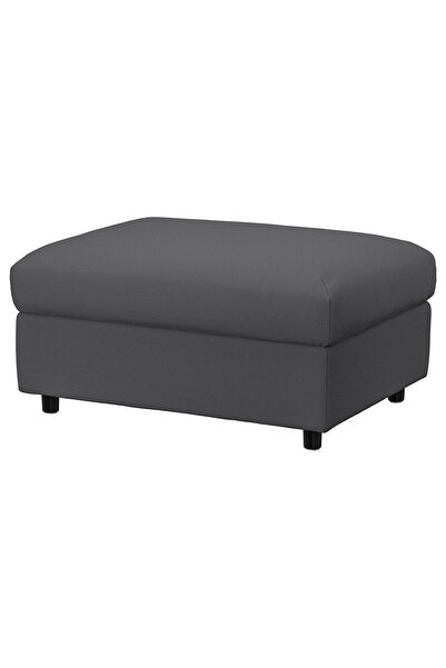 IKEA Gri Şık Kanepe - saklama gözlü puf