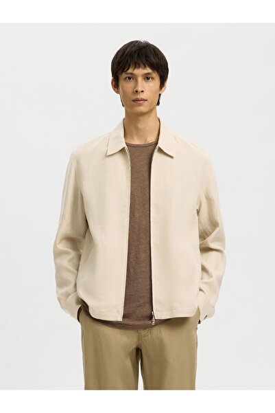 SELECTED Jacke Leinen