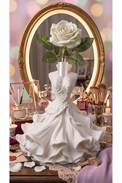 END Design Ball Gown Vase – Decorative with a Female Torso Form Dress |   Art...