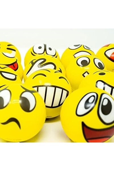 Rally كرة مطاطية بوجوه تعبيرية .. 6 حبات..