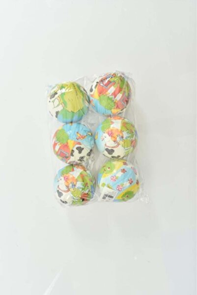 Rally كرة بطبعات المزرعة .. 6 حبات ..