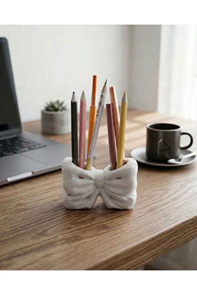 GUCSO Λευκό Χρώμα, Μοντέλο Παπιγιόν για Στυλό, Οργανωτής Μακιγιάζ