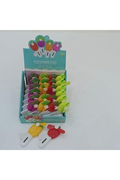 Rally مروحة يدوية بأشكال الفواكه .. 24 حبة ..
