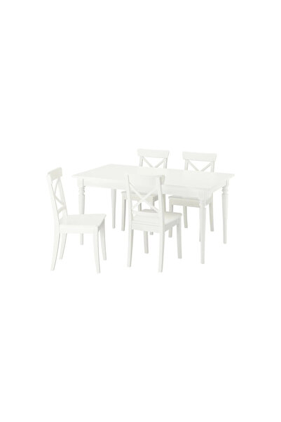 IKEA Beyaz Zarif Yemek Masası - yemek masası takımı