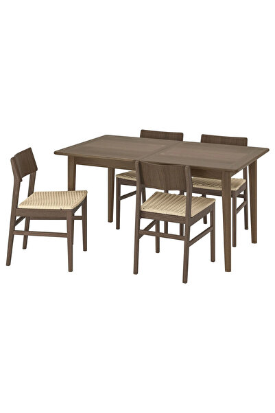 IKEA Kahverengi Geniş Yemek Masası - yemek masası takımı