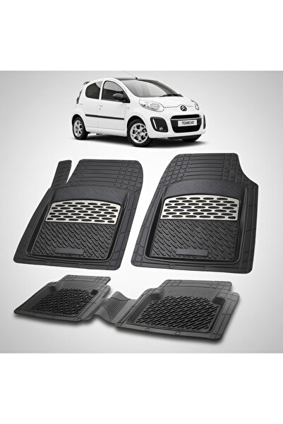 TEAMCAR Σιτροέν C1 Γενιά Ι Συμβατά Πατάκια Δαπέδου 2005-2014 |   Ασήμι