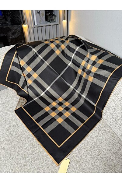 Shiva Scarfs Double-Sided New Season Premium Plaid Voile Silk Scarf Accessory...