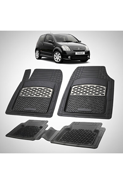 TEAMCAR Σιτροέν C2 Γενιά Ι Συμβατά Πατάκια Δαπέδου 2003-2009 |   Ασήμι