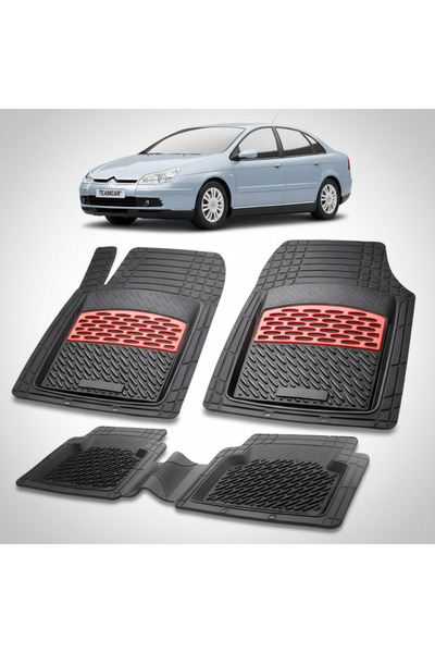 TEAMCAR Σιτροέν C5 Γενιά Ι Συμβατά Πατάκια Δαπέδου 2001-2008 |   Κόκκινο