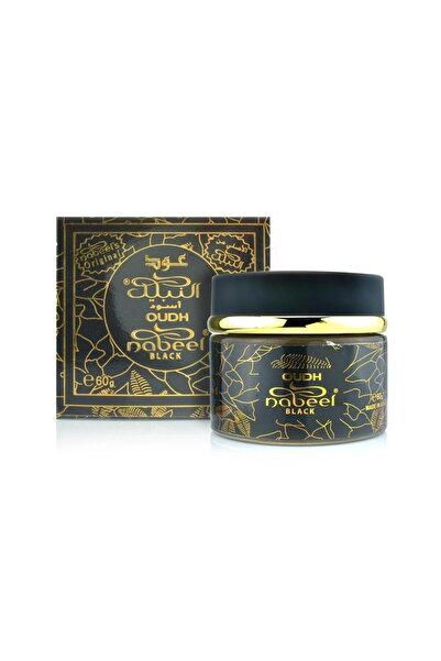 Nabeel Perfumes Noble Black Oud (Contact/Be Buhur) 60g Black Color.