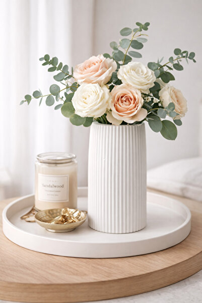 Bella Homes Pinterest çizgili büyük boy vazo