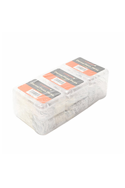 Lawazim 6Pack Dental Floss Picks - Interdental Toothpick Flossers with Storag...