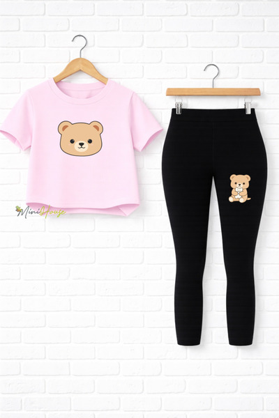 MiniHouse SET CU IMPRIMEU URS (PARTEA SUPERIOARĂ ȘI INFERIOARĂ) - TRICOU ȘI C...