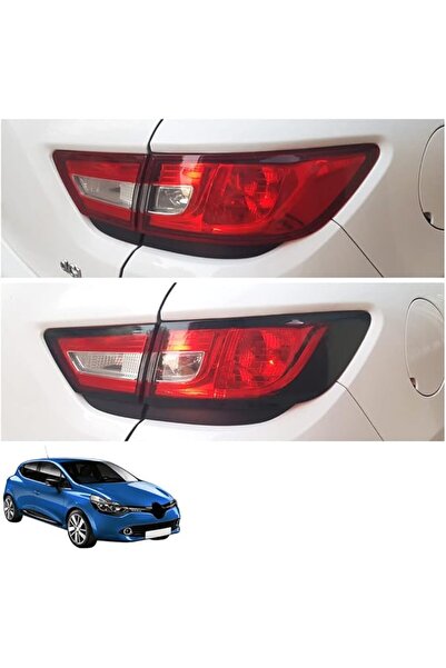 Empressco Parlak Siyah Renault Clio 4 Stop Çerçevesi Sticker Kaplama