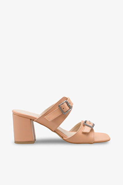 Cananın Pabuçları Papuci de damă ATHENA cu toc și cataramă