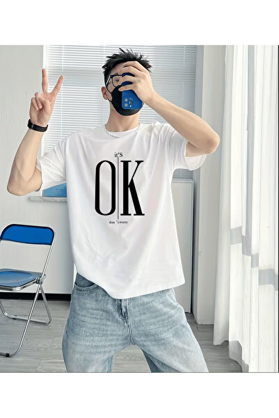 LİNA06 100% Cotton Men's Printed T-Shirt