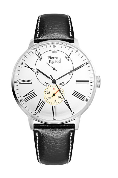 Pierre Ricaud Pierre Ricaud watch, Multifunction, silver stainless steel case...