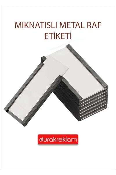 DURAK REKLAM Mıknatıslı Magnet Raf etiketi 3 cm