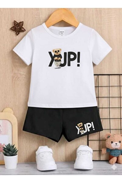 Nice Clothes ΚΑΛΟΚΑΙΡΙΝΟ ΠΑΙΔΙΚΟ ΣΕΤ ΜΠΛΟΥΖΑΚΙ-ΣΟΡΤΣ ΟΥΝΙΣΕΞ (ΜΕ ΣΤΑΜΠΑ YUPİ)