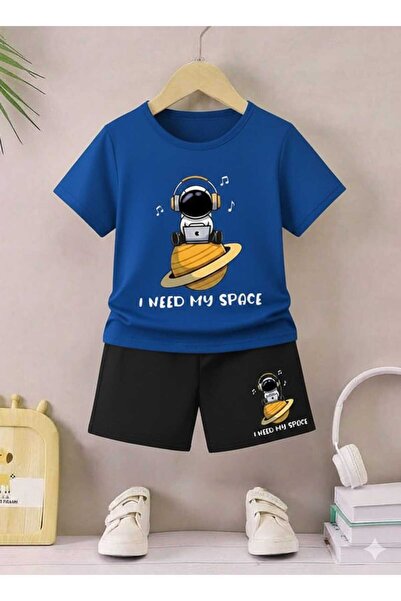 Nice Clothes ΚΑΛΟΚΑΙΡΙΝΟ ΠΑΙΔΙΚΟ ΜΠΛΟΥΖΑΚΙ ΚΑΙ ΣΟΡΤΣ UNISEX (ΜΕ ΣΤΑΜΠΑ SPACE)