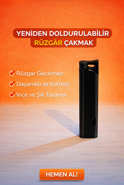 Hunter Rüzgar geçirmez çakmak
