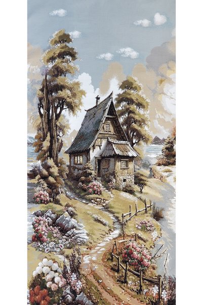 GoblenAL M38K Long-Lasting Tapestry Fabric - Vertical Landscape - Conceptual Decors, Creative Applications - 50X110 cm