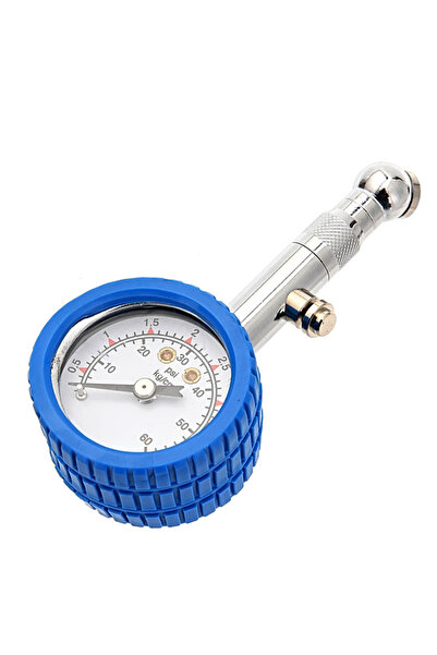 Lawazim Dial Tire Pressure Gauge - 60 PSI Analog Air Pressure Tester with 360...