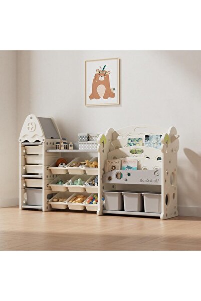 Beauenty Kids Toy Storage Organizer and Children Bookshelf