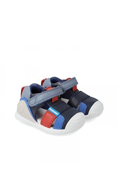 BIOMECANICS Children's leather sandals, Ocean, 232419-A