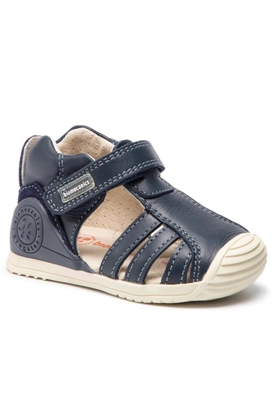BIOMECANICS Sandale din piele pentru copii, Azul Marino, 192125-A