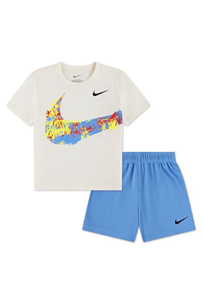 Nike Kids' tracksuit NKN E1D1 GFX JERSEY/MESH SHORT - 76N627B9F