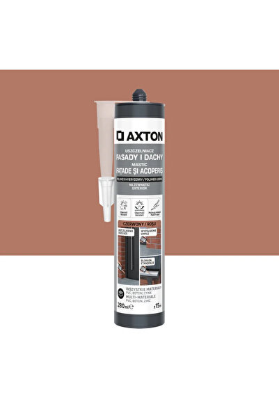 Axton Adeziv etansant bai bucatarii acoperisuri, terase, balcoane, caramiziu,...