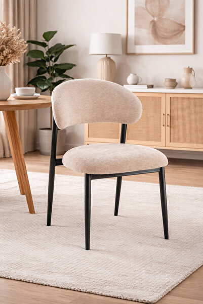 Crestj Modern Design Chair Fashionable and Comfortable Soft Velvet Fabric Sol...