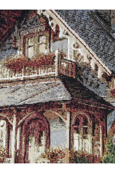 GoblenAL M37K Premium Woven Tapestry Fabric – Landscape – High Density, Long-Lasting, Strong Construction – 55X120 cm