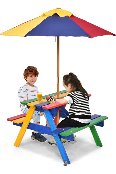 COSTWAY Olakids Kids Picnic Table