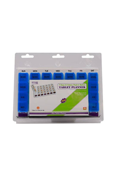 EzyCare مخطط أدوية إيزي كير 7 أيام بزر ضغط -17534
